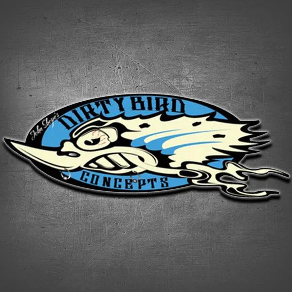 Dirtybird Concepts logo — custom motorcycle parts
