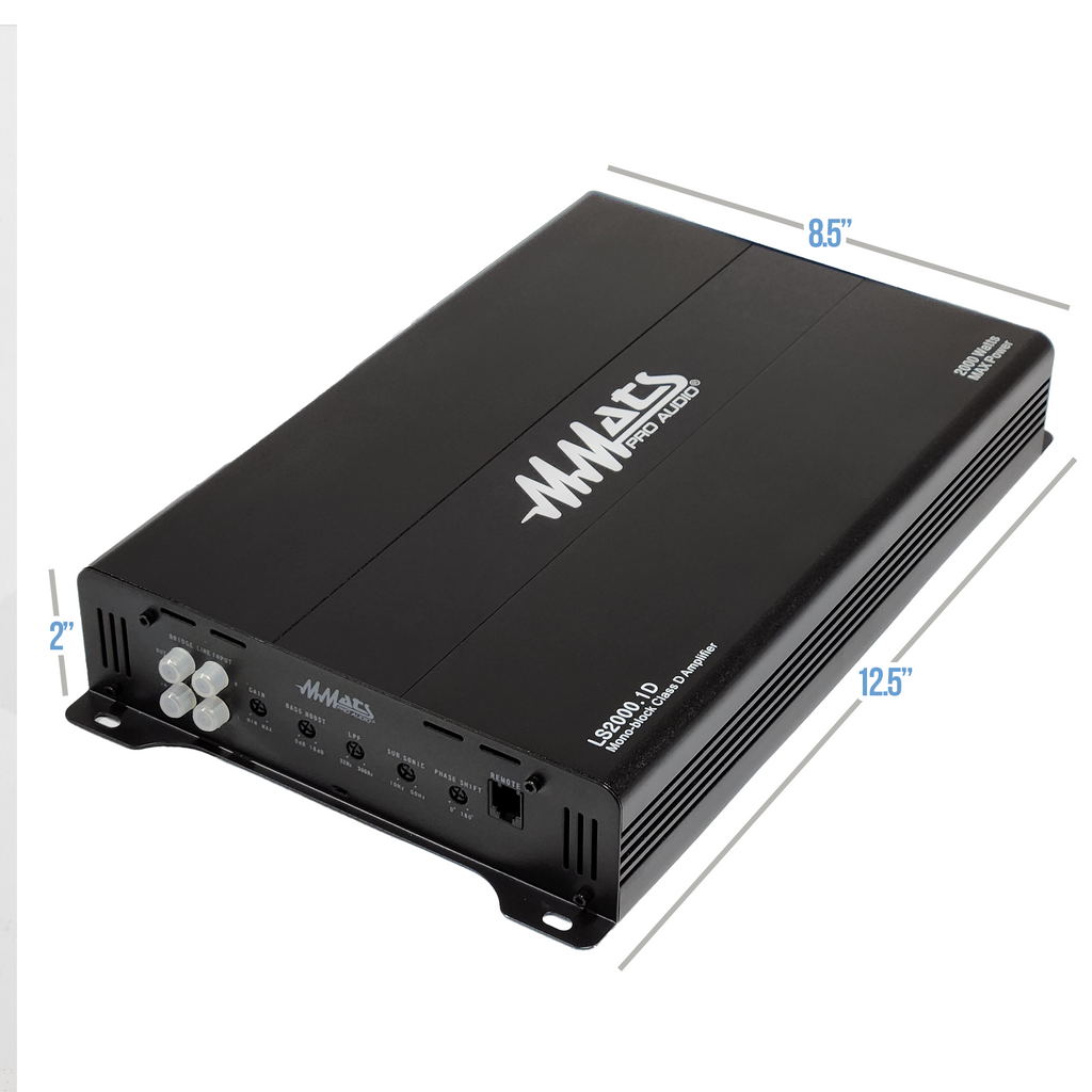 MMATS LS2000.1D amplifier detail