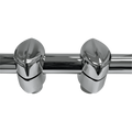 LA choppers -MOHAWK RISER CAPS FOR 1 1/4" HANDLEBARS CHROME