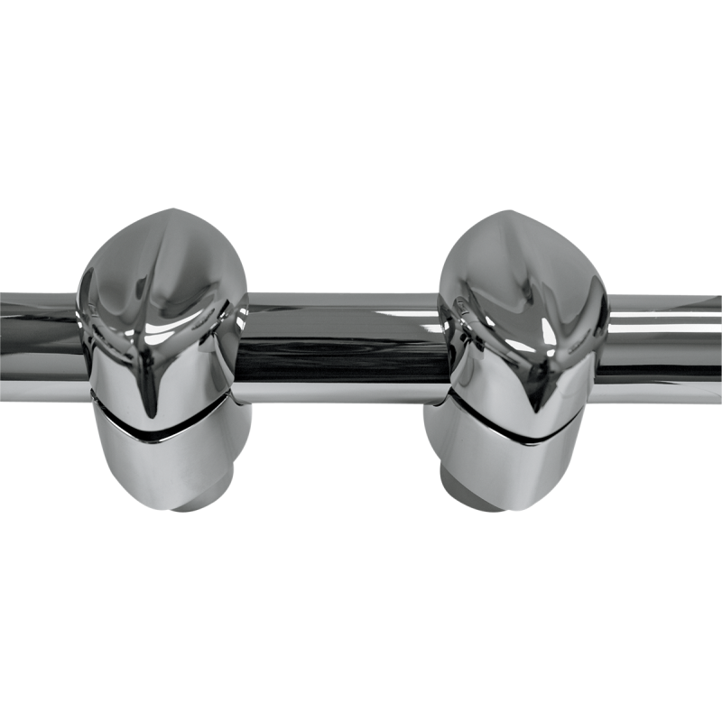 LA choppers -MOHAWK RISER CAPS FOR 1 1/4" HANDLEBARS CHROME