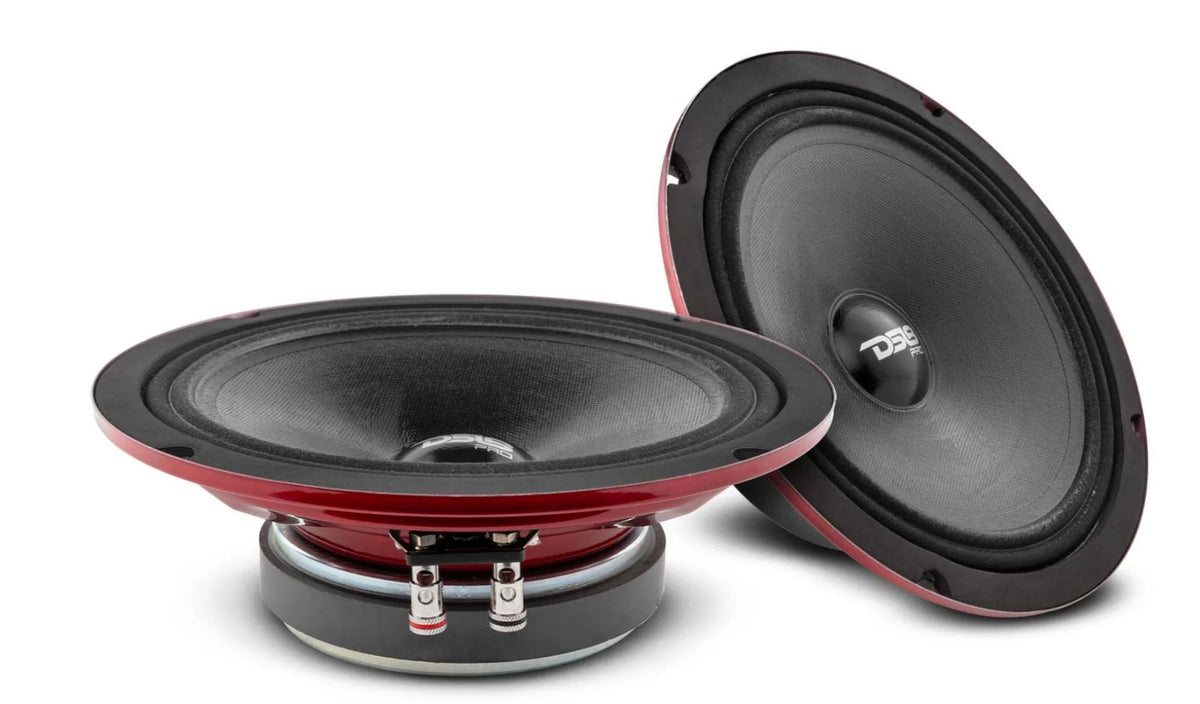 DS18 PRO-SM8.2 8" Shallow Water Resistant Mid-Range Loudspeaker 500 Watts 2-Ohm