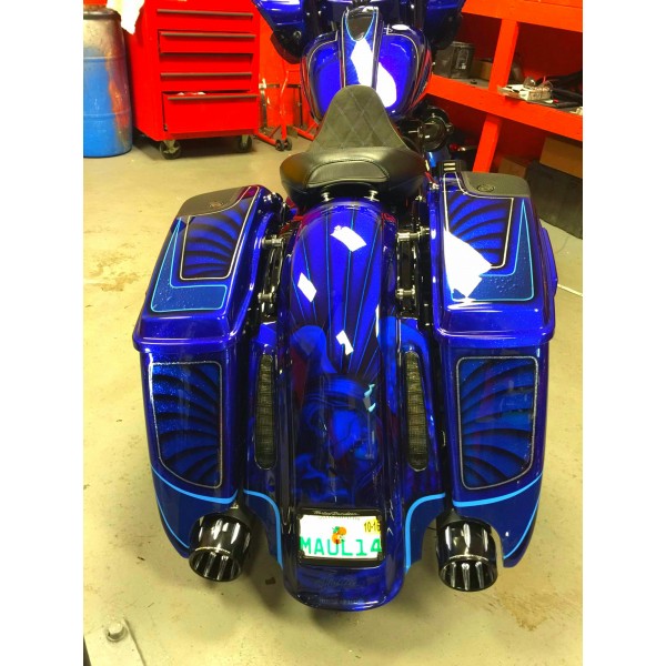 TopShop Minister CVO style fender - dual exhaust