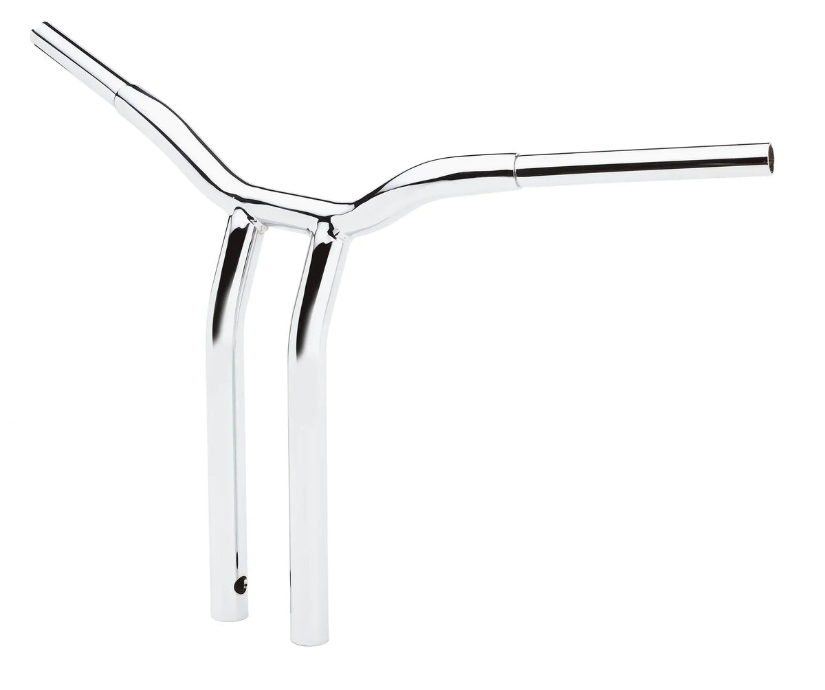LA choppers - 1-Piece Kage Fighter T-Bar W/ Pullback (Chrome)