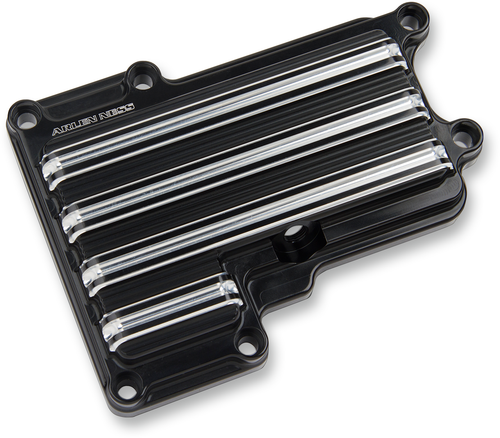 10-Gauge Transmission Top Cover - BlackMachined - '06-'17 Harley-Davidson