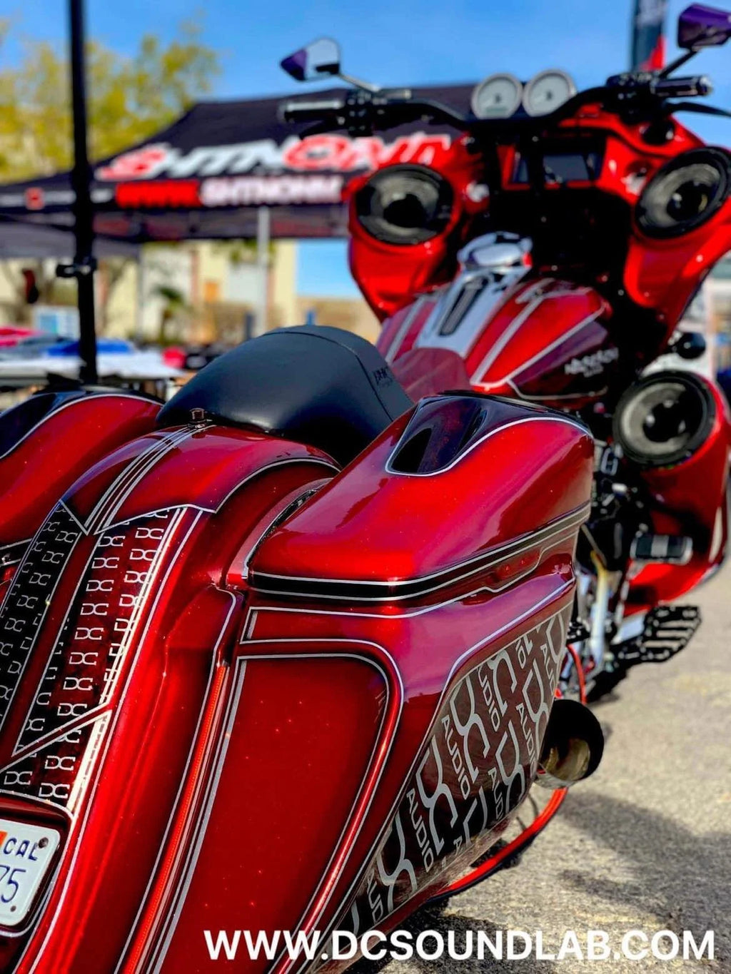 Voodoo Bikeworks - Speaker Lids - 2014+ 8" Lids with Tweeter