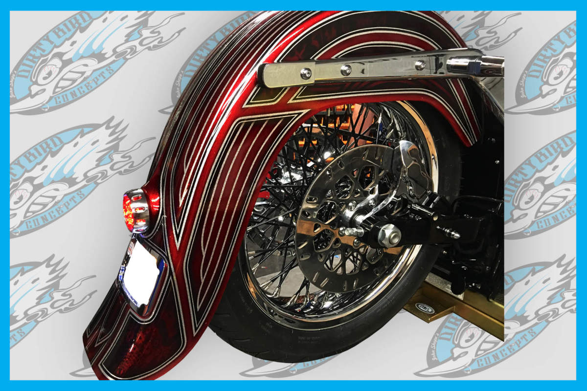 DIRTYBIRD CONCEPTS - Rear Fender- Harley Slick Softail Rear Fender 1986 To 2022