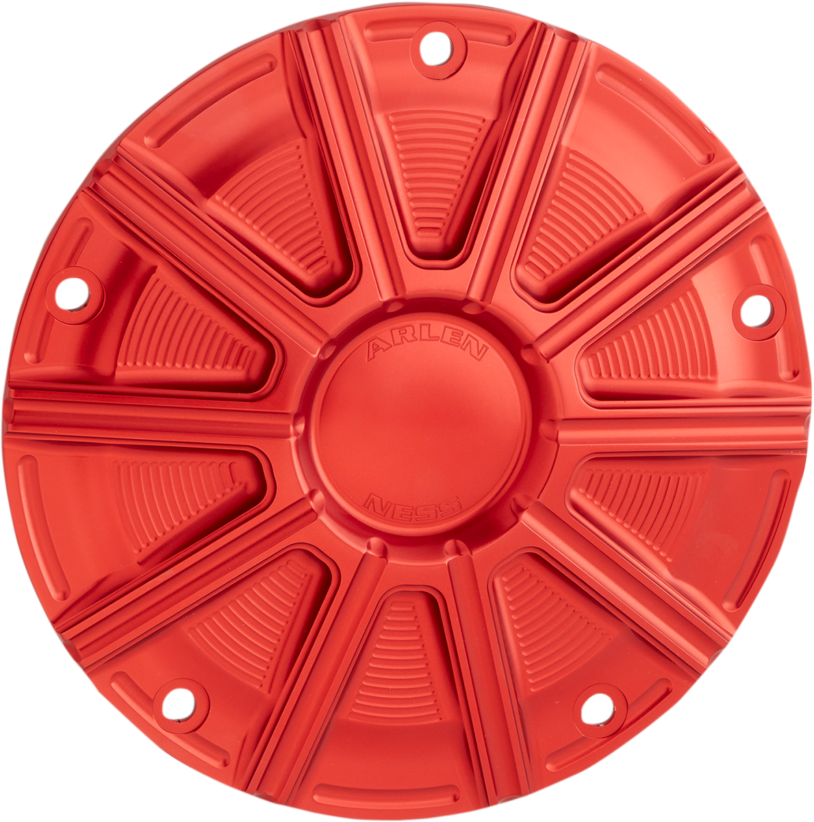 10-Gauge Derby Cover - Red - Big Twin