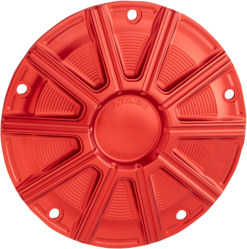 10-Gauge Derby Cover - Red - Big Twin