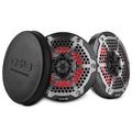 DS18 CF-6MD 6.5" 2-Way Marine Coaxial Speakers w/ RGB LED (Carbon Fiber) (Pair)