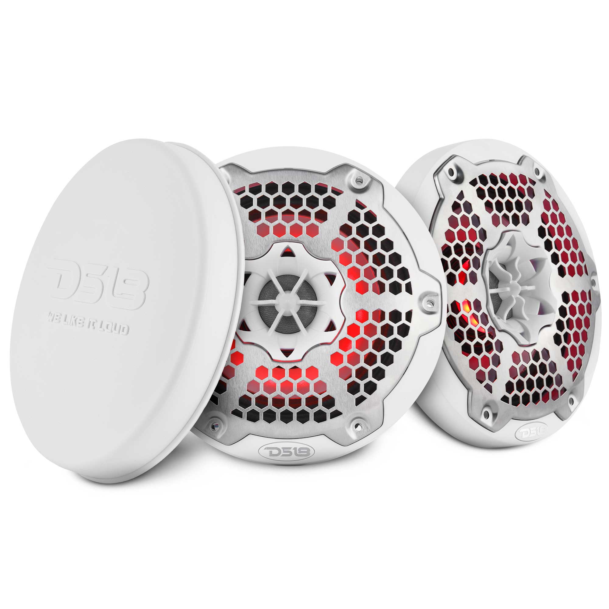 DS18 NXL-6MD 6.5" Hybrid Marine Speakers - White