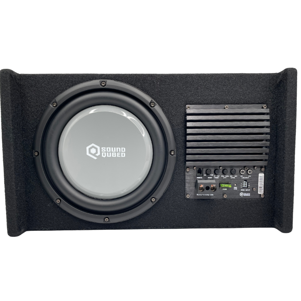 SoundQubed HDS2-110SL-DA 10" Loaded Down-Firing Enclosure with Amplifier