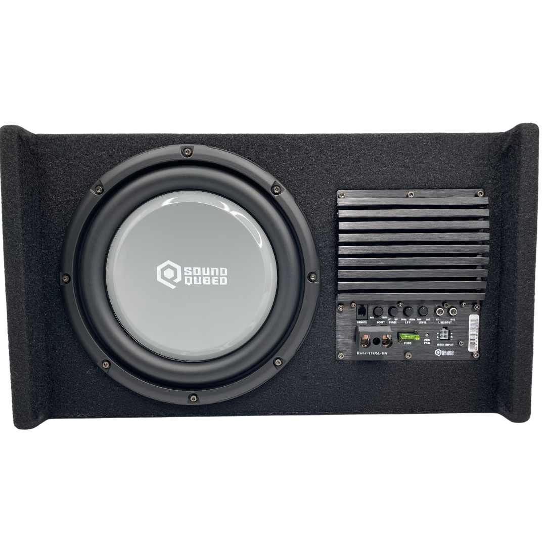 SoundQubed HDS2-110SL-DA 10" Loaded Down-Firing Enclosure with Amplifier