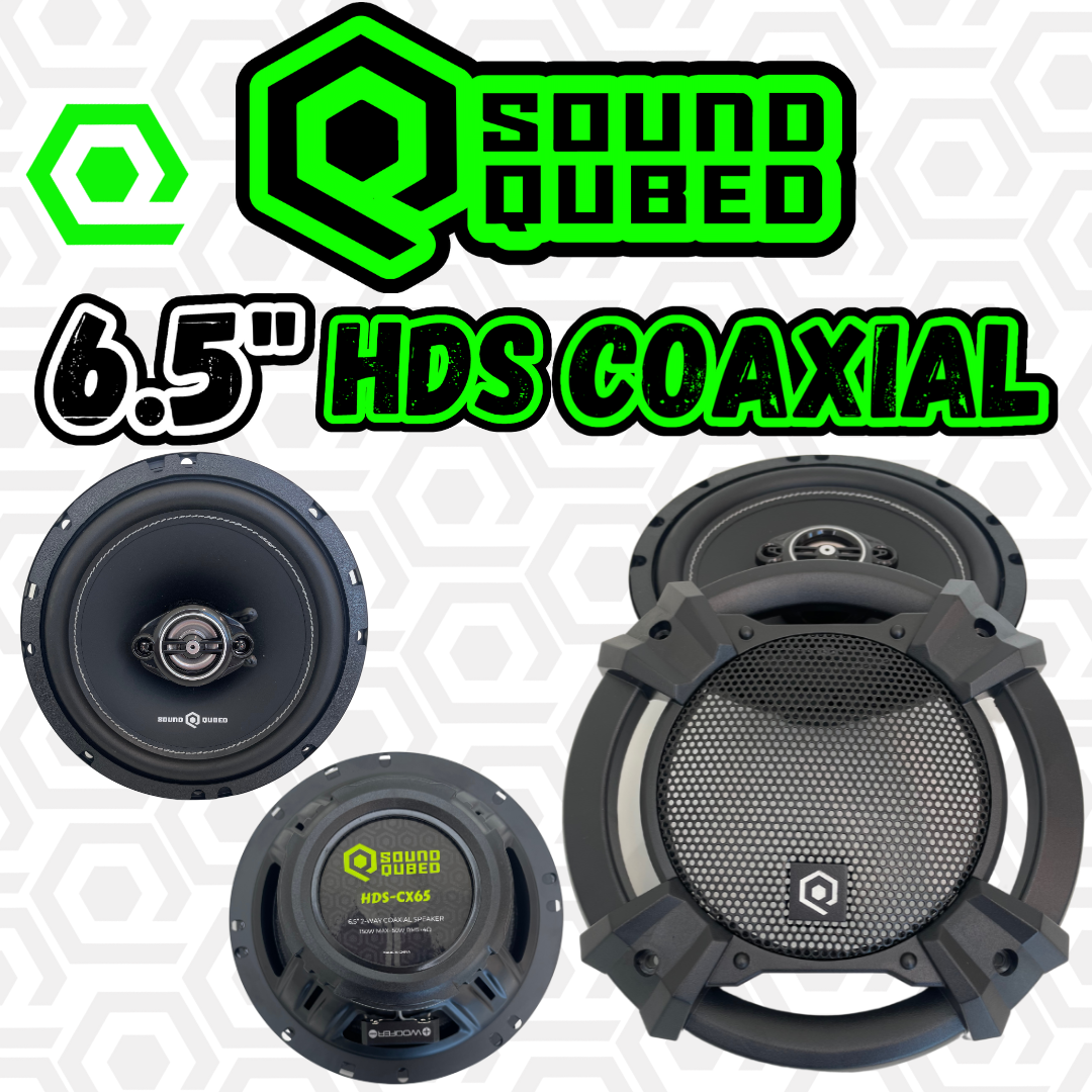 SoundQubed HDS Series 6.5" Coaxial 2-Way Speakers (Pair)