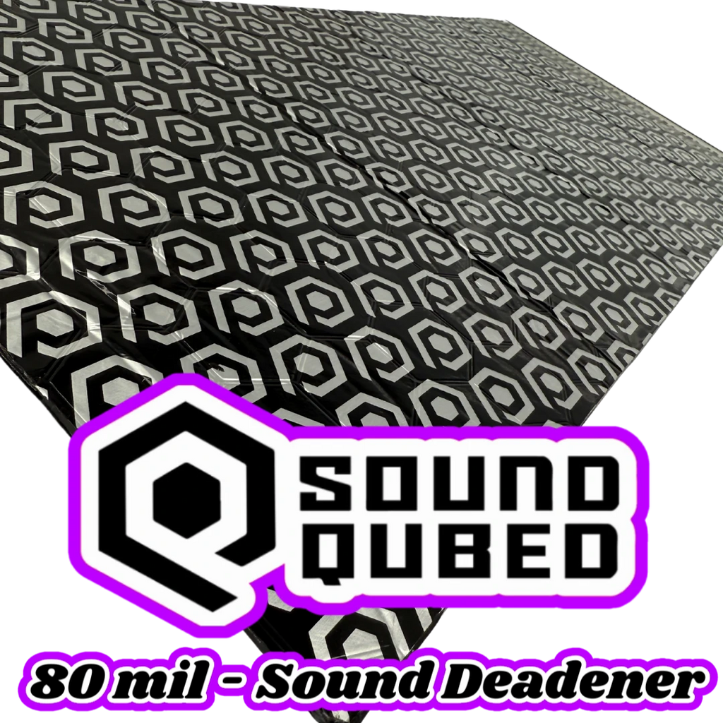 SoundQubed SQ-SD-80M 80mil Q-MAT Premium Sound Deadener (16.5 Sq. Ft., 9 Sheets)