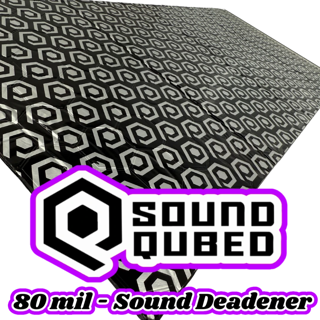 SoundQubed SQ-SD-80M 80mil Q-MAT Premium Sound Deadener (16.5 Sq. Ft., 9 Sheets)