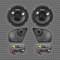 Cicada 24CXK65 RG – 6.5" Mid-Bass/1" Component Speaker Kit - Road Glide