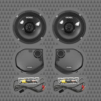 
              Cicada 24CXK65 SG – 6.5" Mid-Bass/1" Component Speaker Kit - Street Glide
            