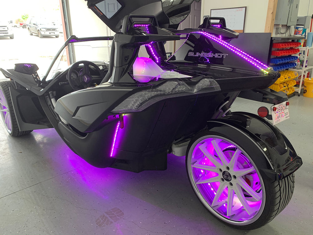 LITE THE NITE LED - (8G) Chase Wheel Ring 3 strip Kit (without wheel rings)