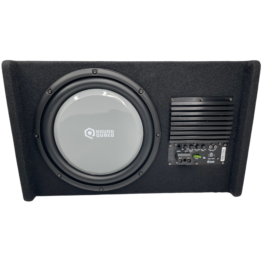 SoundQubed HDS2-112SL-DA 12" Loaded Down-Firing Enclosure with Amplifier