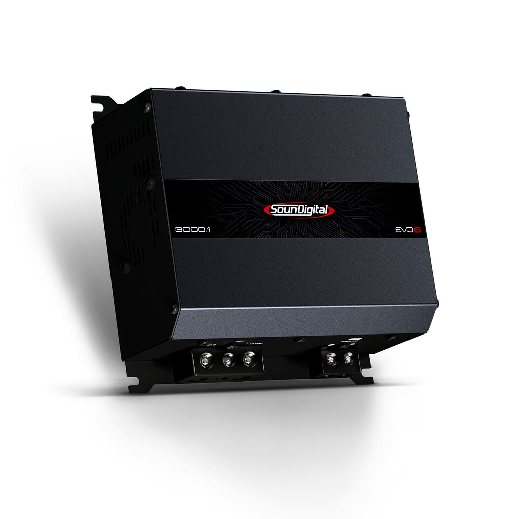 Soundigital 3000.1 EVO 6 – Mono Amplifier, 1Ω/2Ω/4Ω