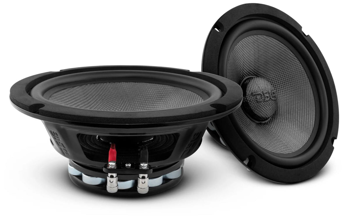DS18 PRO-CF8.2NR 8" Mid-Bass Loudspeaker With Water Resistant Carbon Fiber Cone and Neodymium Rings Magnet