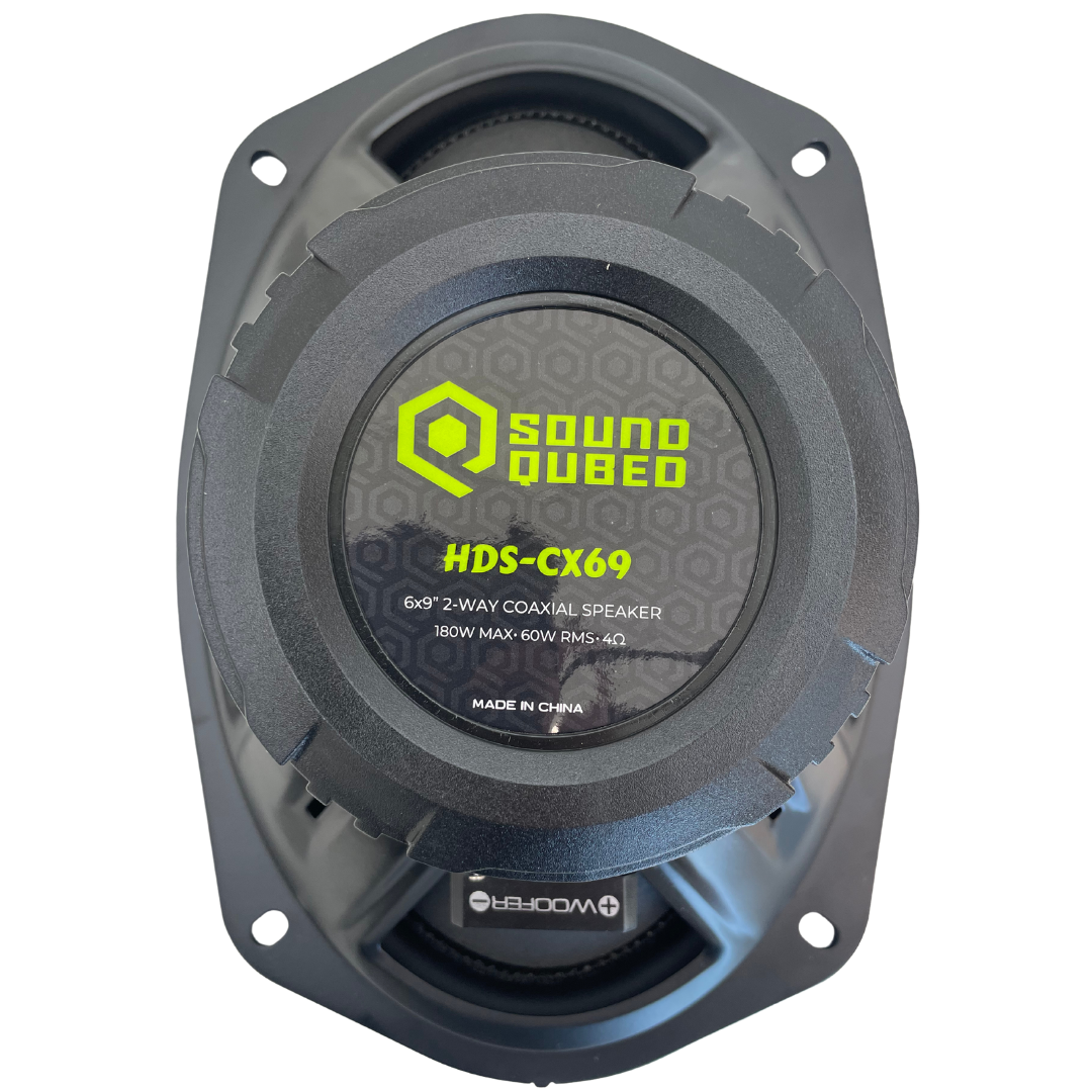 SoundQubed HDS Series 6x9" Coaxial 3-Way Speakers (Pair)