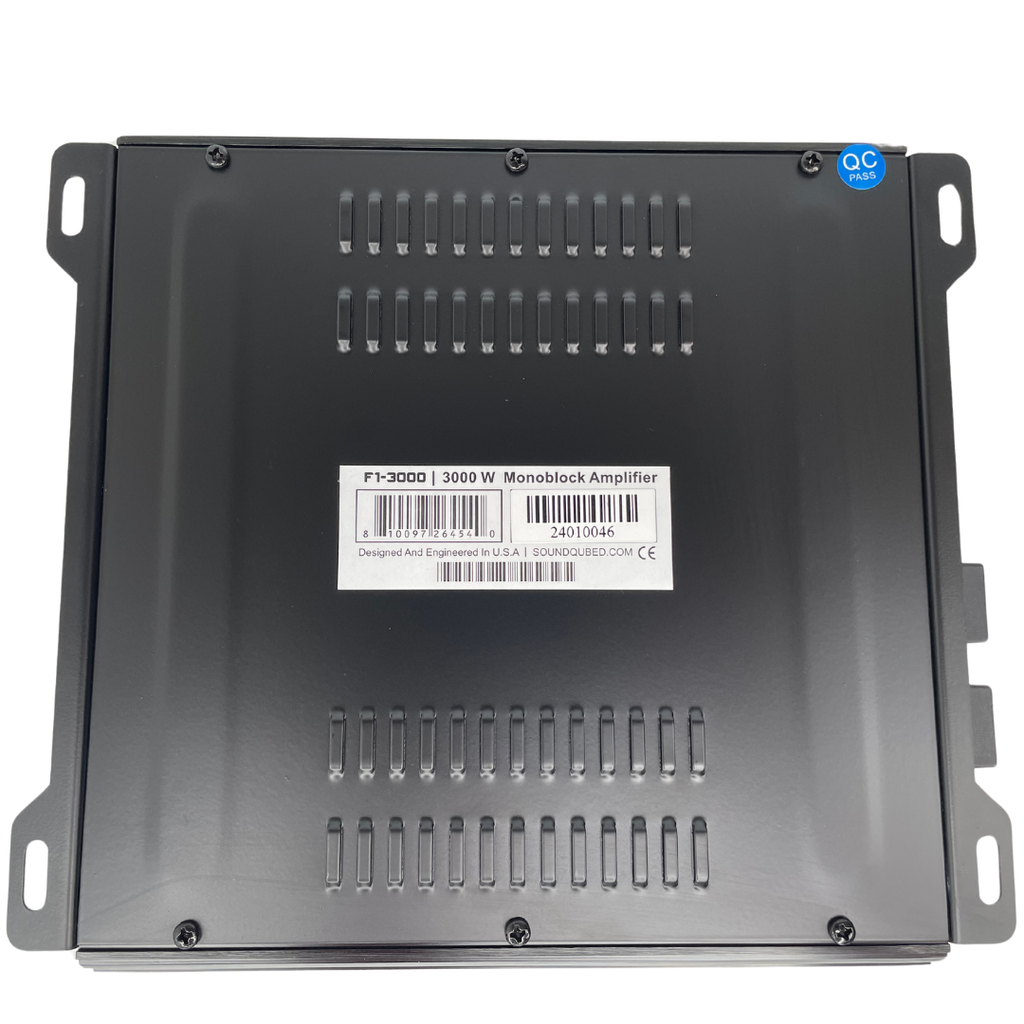 SoundQubed F1-3000 Full Bridge Mono Block Amplifier (3000W)