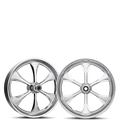 3D custom motorcycle wheel by Sinister Wheels
