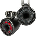 Kicker 44KMTC114W 11" Horn-Loaded Marine Wake-Tower Speakers w/ LED (White) (4Ω) (Pair)
