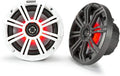 Kicker 45KM654L KM Series 6.5" 2-Way Marine Coaxial Speakers w/ LED (4Ω) (Pair)