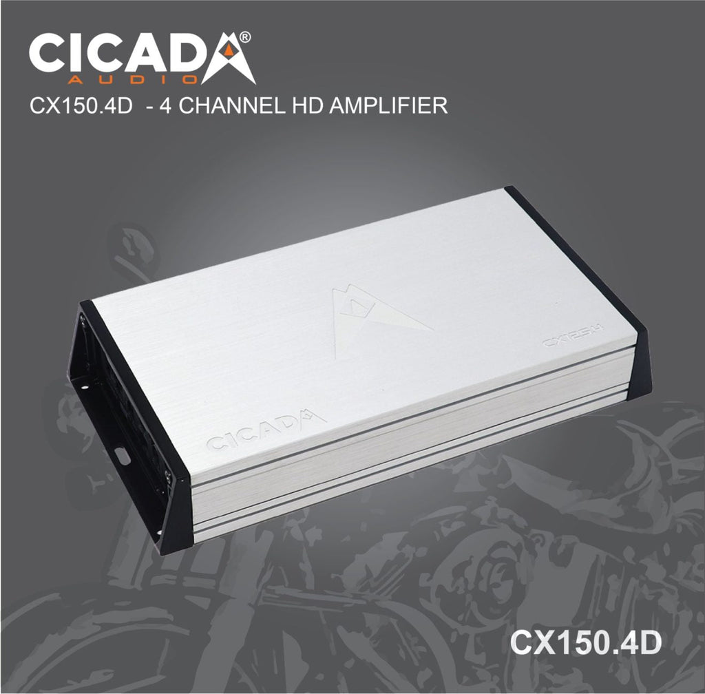 Cicada Audio CX150.4D – 4-Channel Amplifier, 150W x4