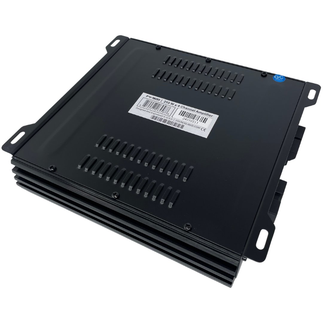 SoundQubed F4-1600 Full Bridge 4 Channel Amplifier (1600W)
