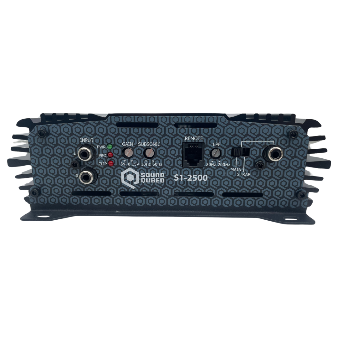 SoundQubed S1-2500.1 S Series Monoblock Amplifier