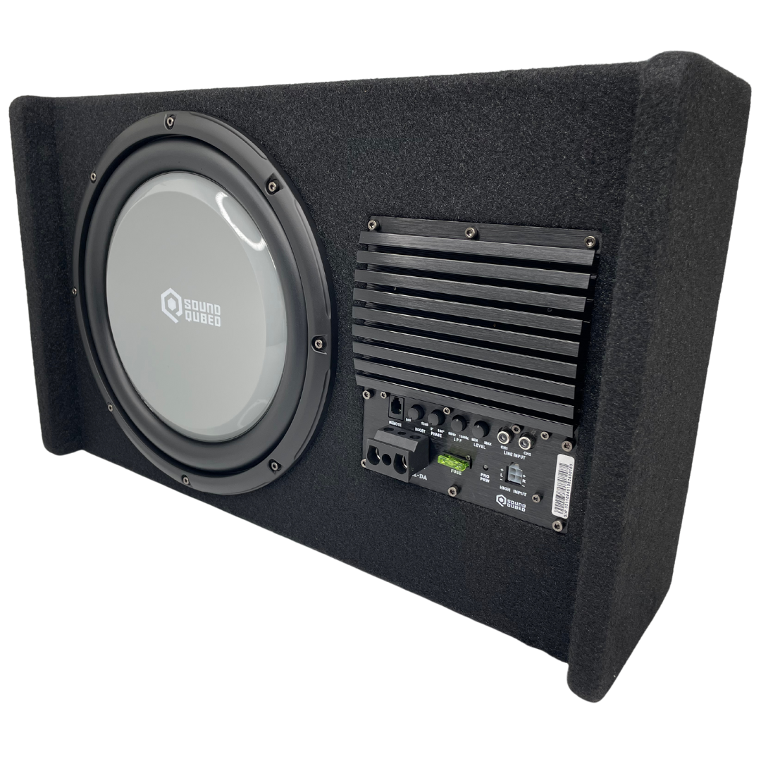 SoundQubed HDS2-112SL-DA 12" Loaded Down-Firing Enclosure with Amplifier