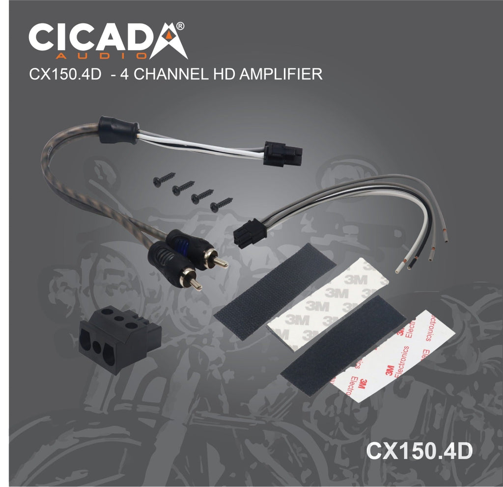 Cicada Audio CX150.4D – 4-Channel Amplifier, 150W x4