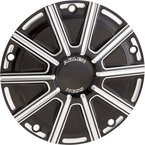 10-Gauge Derby Cover - Black/Machined - Touring/Trike