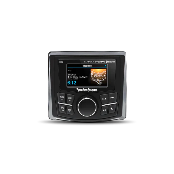 Rockford Fosgate Compact Digital Media Receiver w/ 2.7" Display PMX-3