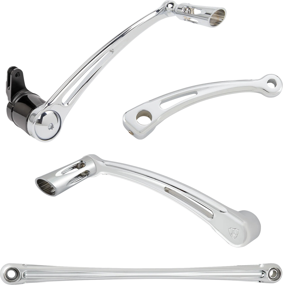 Deep Cut Foot Control Kit w/ Heel/Toe Shifter - Chrome