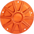 10-Gauge Derby Cover - Orange - Big Twin
