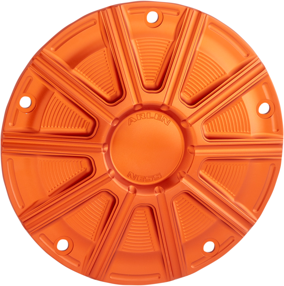 10-Gauge Derby Cover - Orange - Big Twin