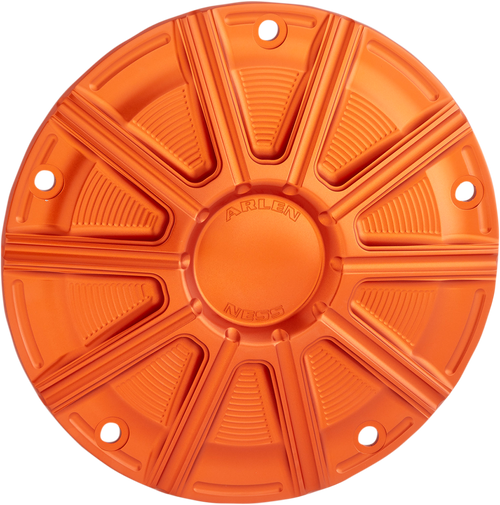 10-Gauge Derby Cover - Orange - Big Twin