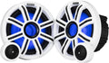 Kicker 51MSS8 M-Class Premium 8" Marine Component Speaker System w/ RGBW LED (4Ω) (Pair)