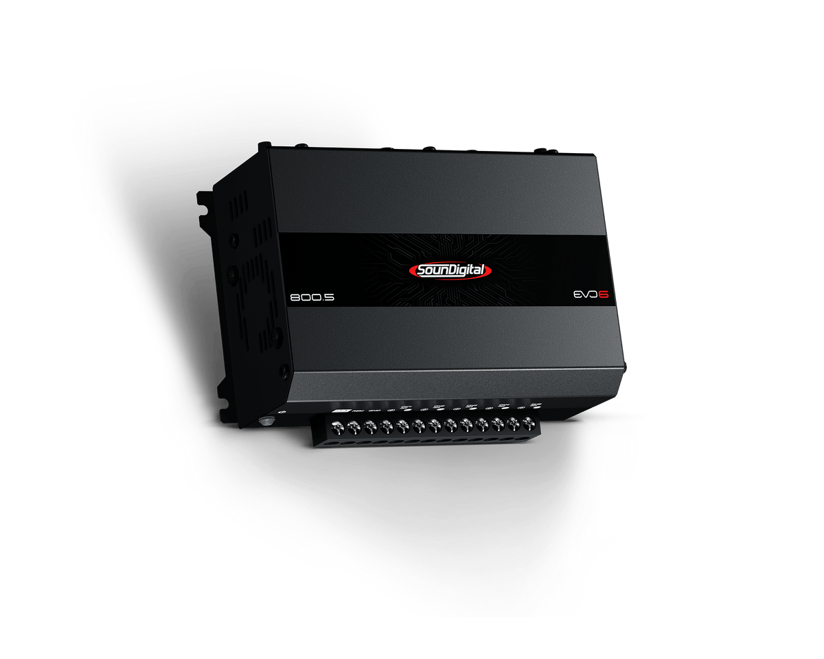 Soundigital 800.5 EVO 6 – 5-Channel Amplifier, 4Ω