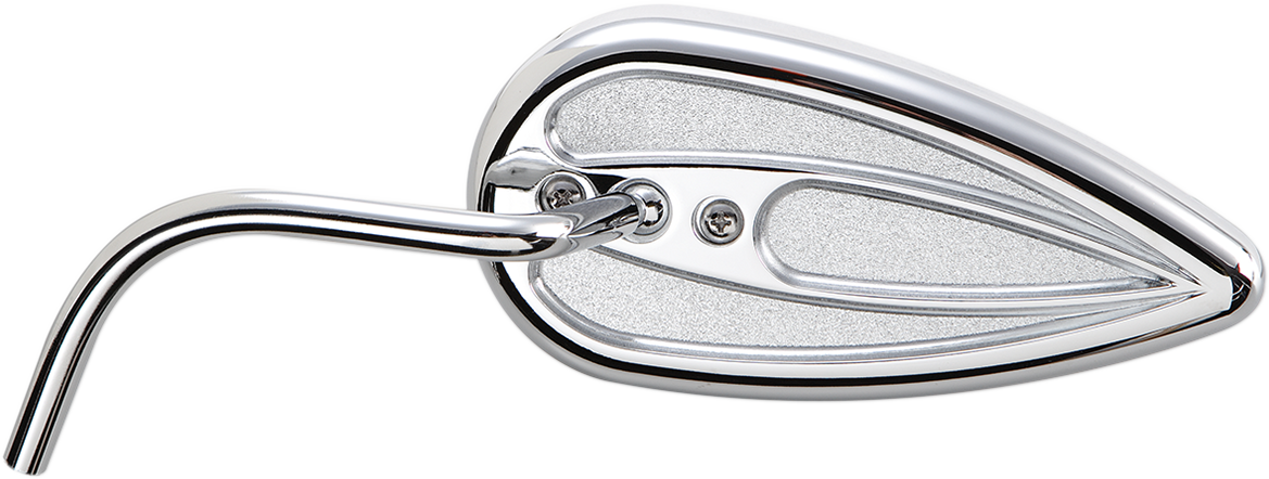 Mirror - Side View - Teardrop - Chrome - Left