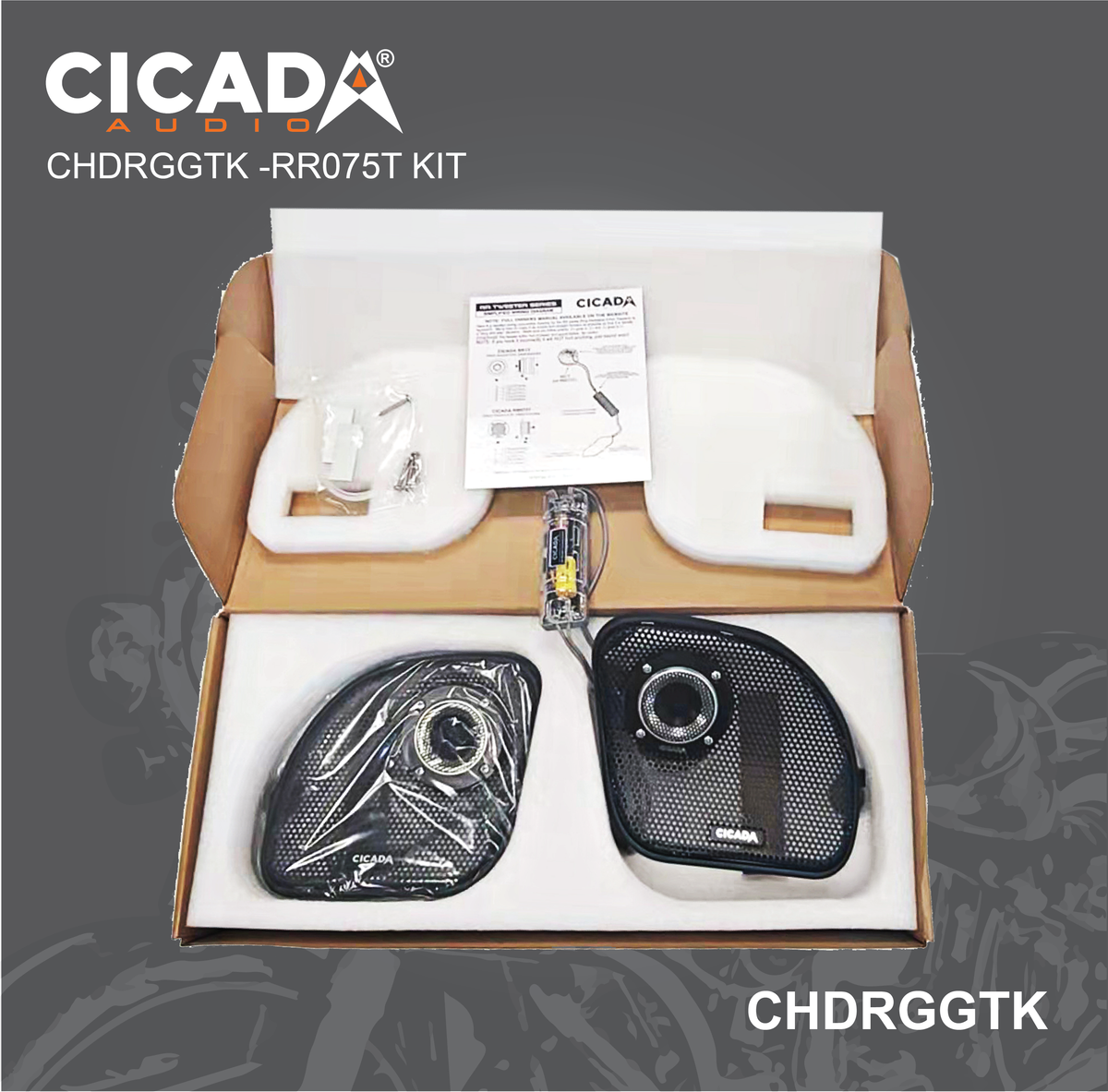 Cicada CHDRGGTK – 2014 + ROAD GLIDE GRILL W/ TWEETERS