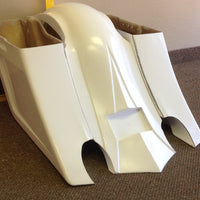 INSANE ASYLUM - REAR END SET - 8 Back at Ya bags and Fender with or without Exhaust Cut-outs