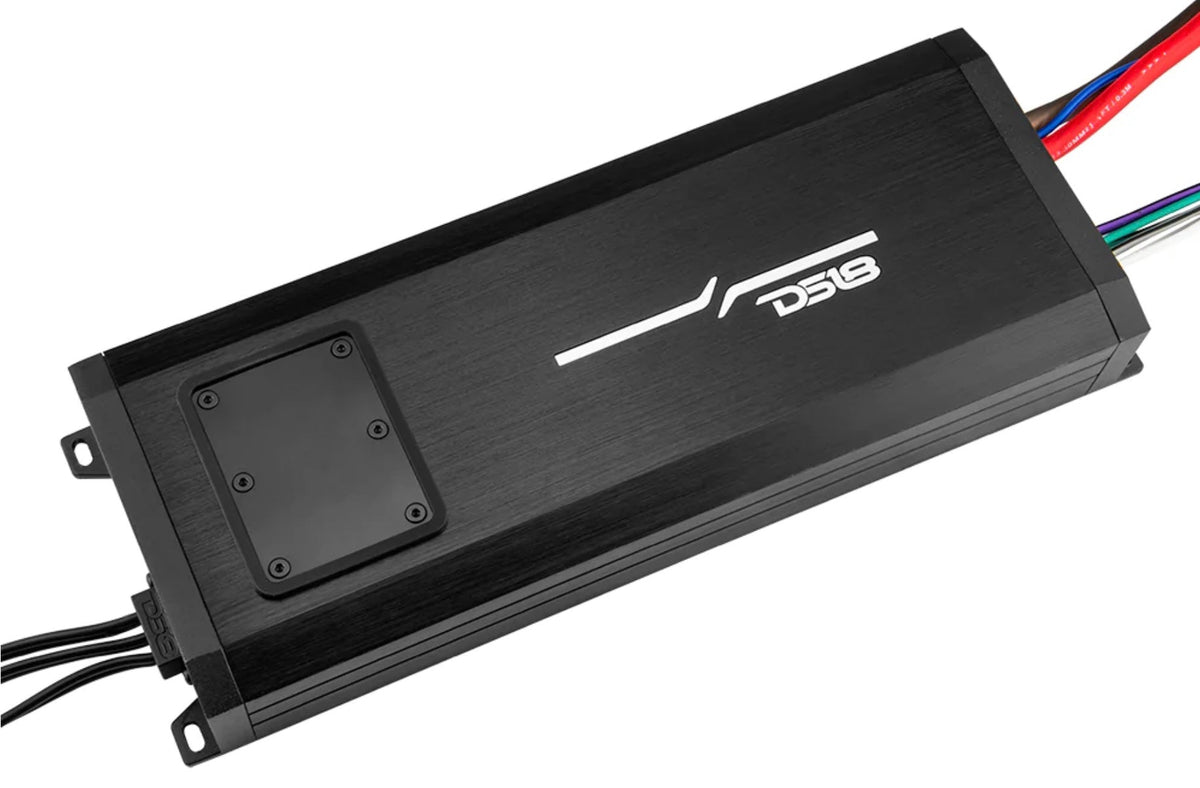 DS18 HYDRO NXL-X850.4D – 4-Channel Marine Amplifier, Waterproof, 4Ω, 250W x4 RMS