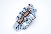 
              American suspension - B-62 6-PISTON MONOBLOCK BRAKE CALIPERS, FOR 11.8" ROTOR -CHROME
            