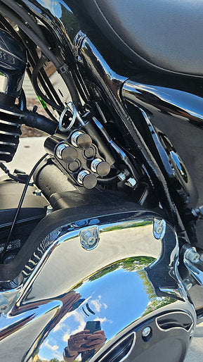 American Suspension - AUTO-UP Center Stand - Ram Air - Fast UP SuperTanker Suspension Bundle