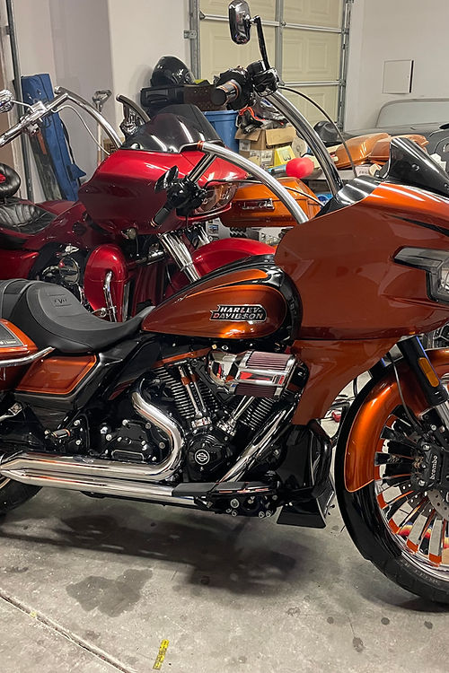 American suspension - 21", 23" or FAT 21 wheel Triple Tree Kit for 2023 Harley Davidson CVO INVERTED